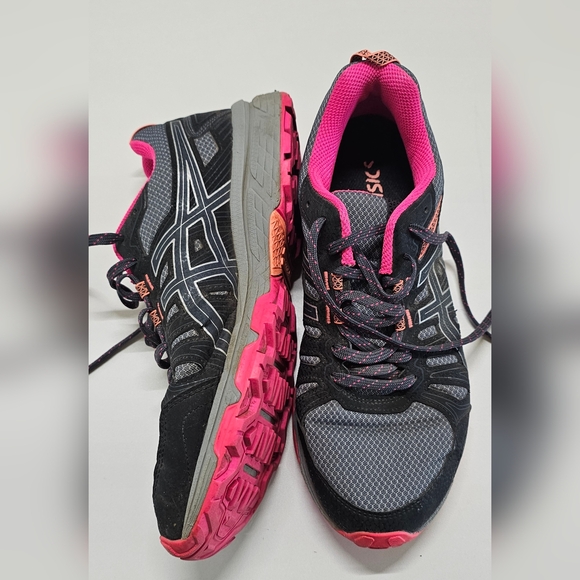 Asics Shoes - ASICS Women's Black and Pink Athletic Shoes